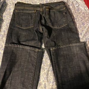 Dark blue not worn low waist bootcut